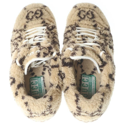 Gucci Mac 80 Sneaker GG Embroidery Low Cut Sneakers Beige