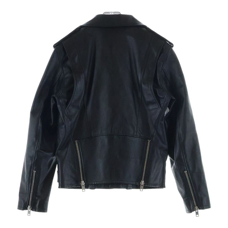 Celine by Hedi Slimane Classic Biker Calfskin Double Leather Jacket
