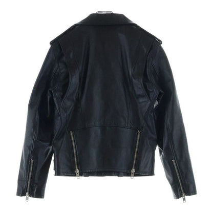 Celine by Hedi Slimane Classic Biker Calfskin Double Leather Jacket