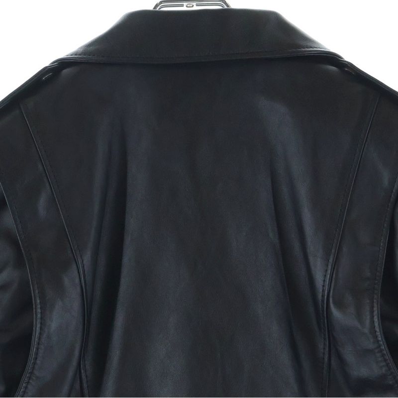 Celine by Hedi Slimane Classic Biker Calfskin Double Leather Jacket