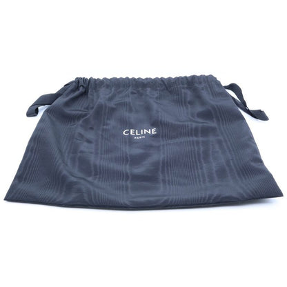 Celine Classic Triomphe Shoulder Bag Brown Beige Canvas Leather Gold