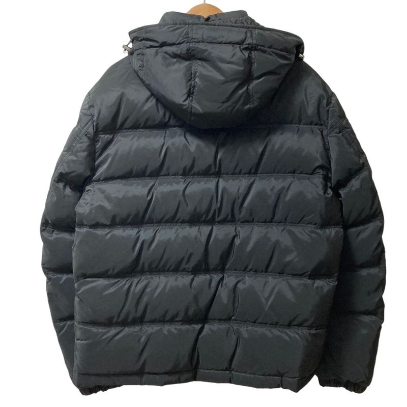 Prada Triangle Plate Hooded Down Jacket 56 Black