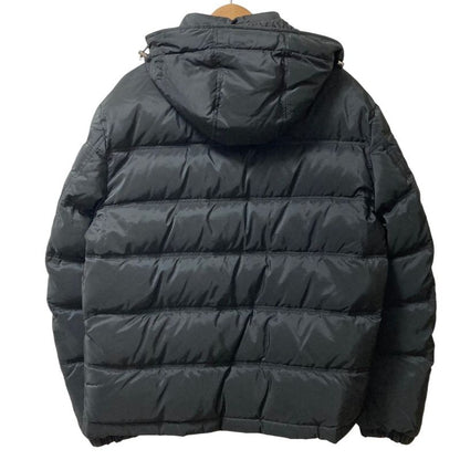 Prada Triangle Plate Hooded Down Jacket 56 Black
