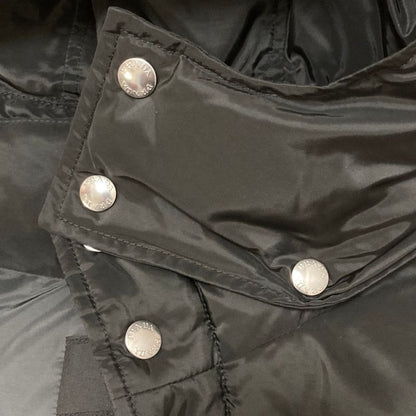Prada Triangle Plate Hooded Down Jacket 56 Black