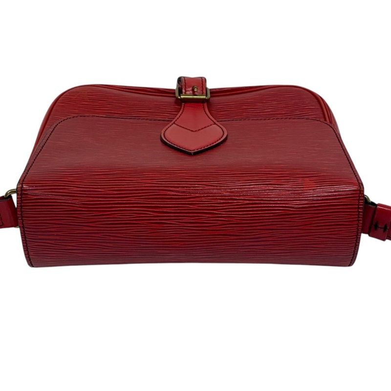 Louis Vuitton Cult Ciel MM Epi Leather Shoulder Bag Red