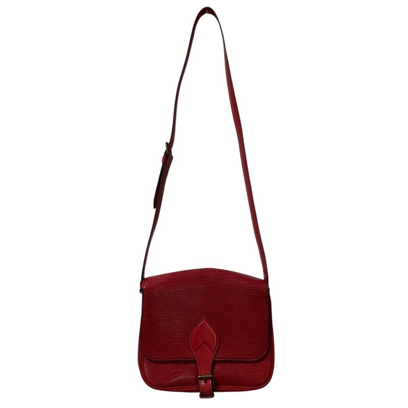Louis Vuitton Cult Ciel MM Epi Leather Shoulder Bag Red