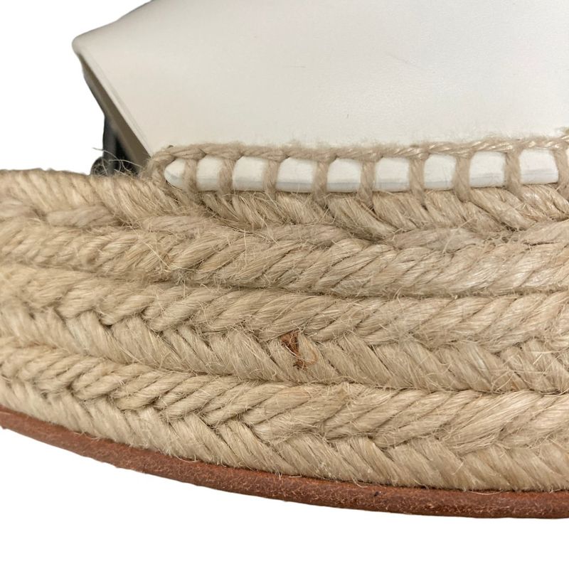 Hermes Tipoli Kelly Espadrilles Wedge Sole Sandals 39