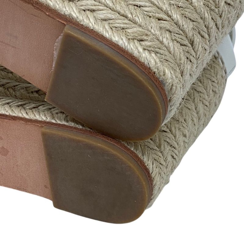 Hermes Tipoli Kelly Espadrilles Wedge Sole Sandals 39
