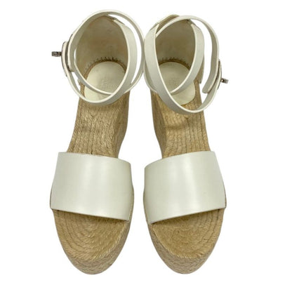 Hermes Tipoli Kelly Espadrilles Wedge Sole Sandals 39