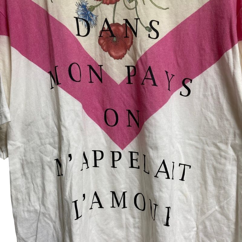 Gucci Flora Print Oversize T-Shirt XS White