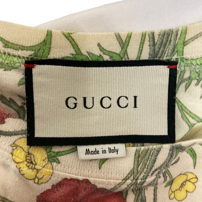Gucci Flora Print Oversize T-Shirt XS White