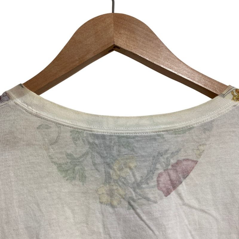 Gucci Flora Print Oversize T-Shirt XS White
