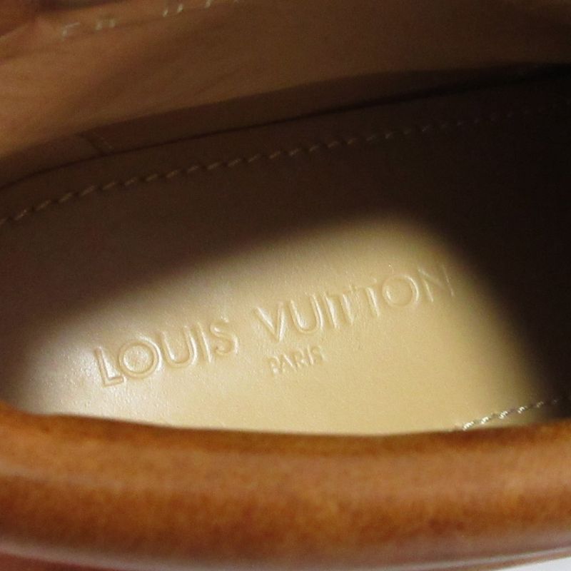 Louis Vuitton Leather Chukka Boots 10 Brown