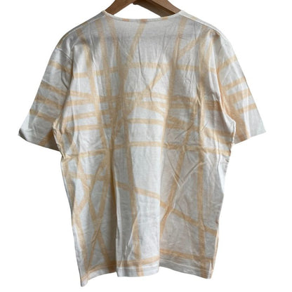 Hermes Martin Margiela Era Bolduc Pattern V-neck T-Shirt L White