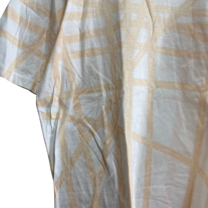 Hermes Martin Margiela Era Bolduc Pattern V-neck T-Shirt L White