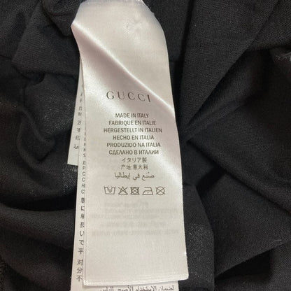 Gucci Interlocking Logo Print T-Shirt L Black