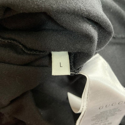 Gucci Interlocking Logo Print T-Shirt L Black