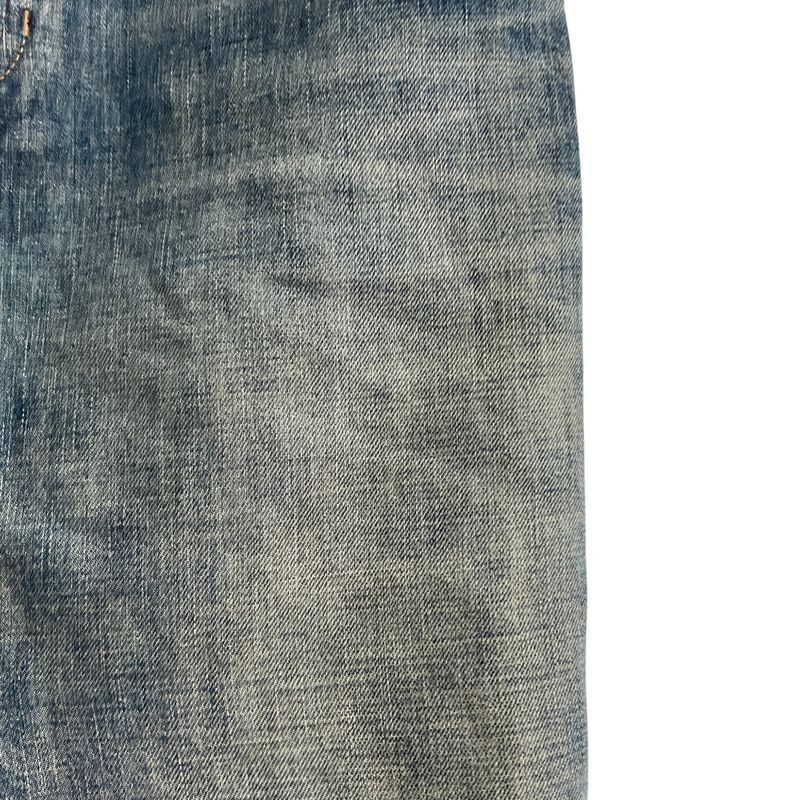 Gucci Era Romantic Denim Skirt 38 Indigo Indigo Blue