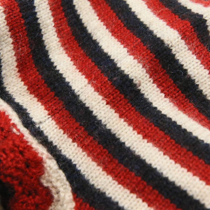 Chanel Wave Stripe Tricolor Cashmere Knit Dress 36