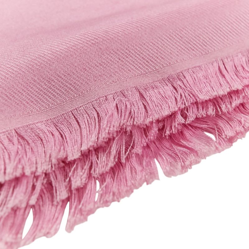 Louis Vuitton Monogram Silk Wool Shawl Pink