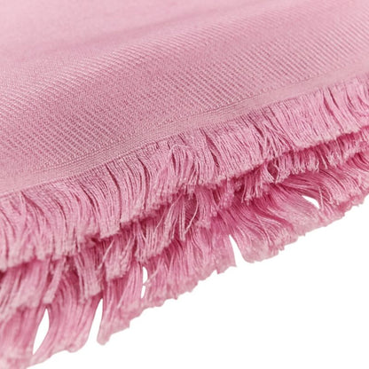 Louis Vuitton Monogram Silk Wool Shawl Pink