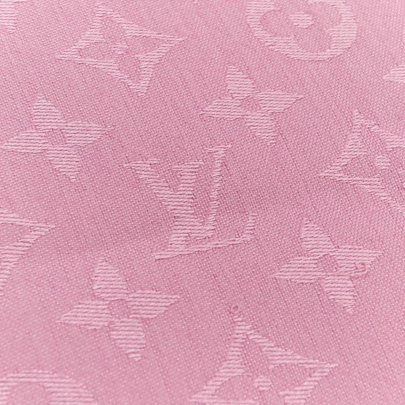 Louis Vuitton Monogram Silk Wool Shawl Pink