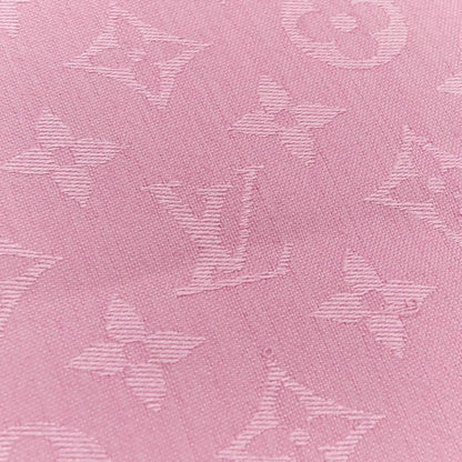 Louis Vuitton Monogram Silk Wool Shawl Pink
