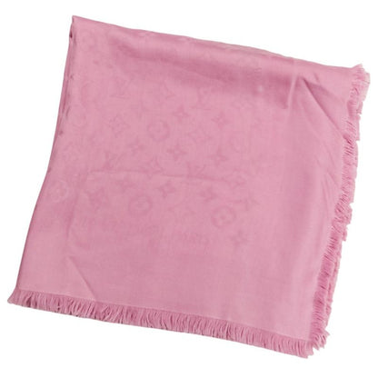 Louis Vuitton Monogram Silk Wool Shawl Pink