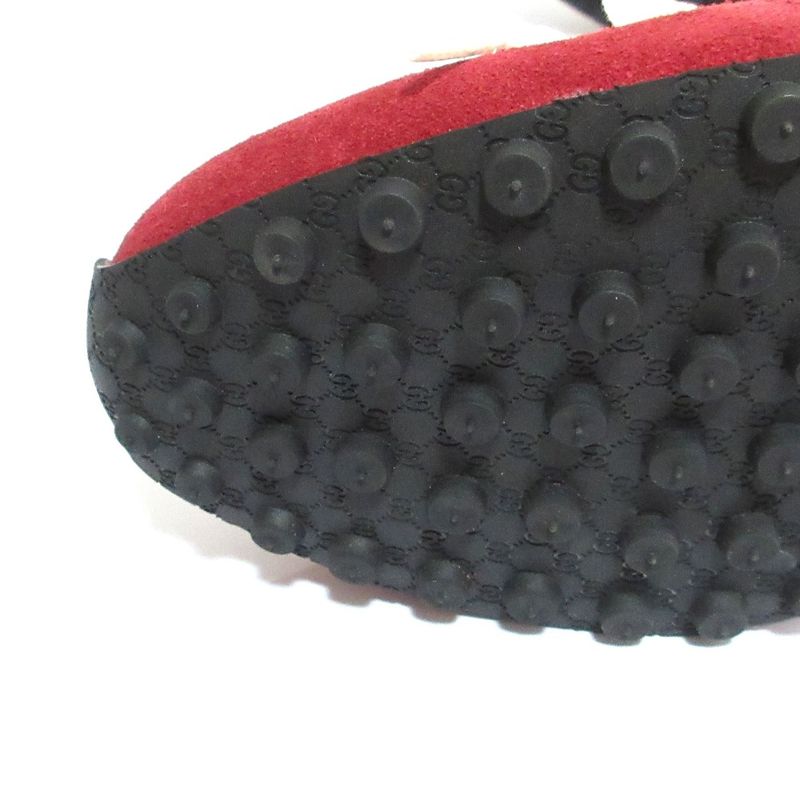 Gucci Side Logo Sneakers 35 White Red
