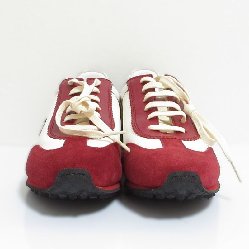 Gucci Side Logo Sneakers 35 White Red