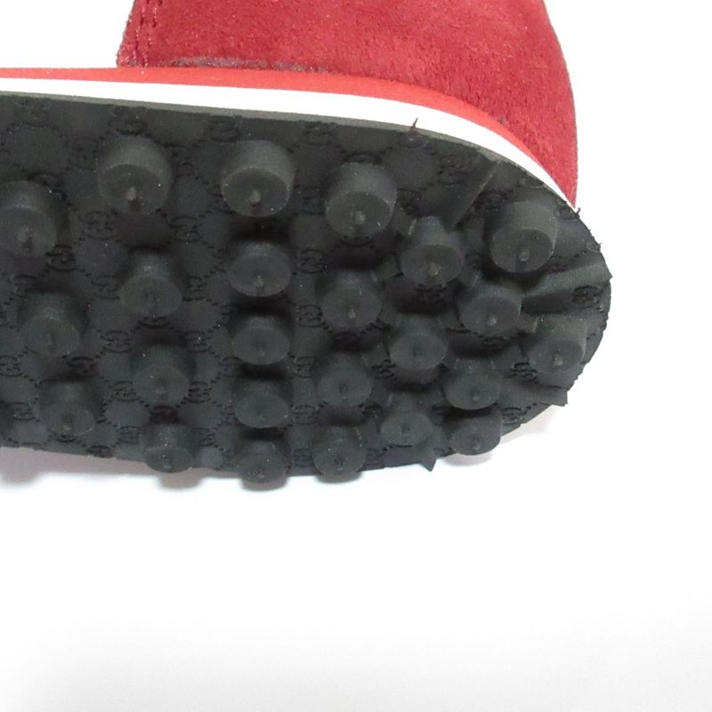 Gucci Side Logo Sneakers 35 White Red