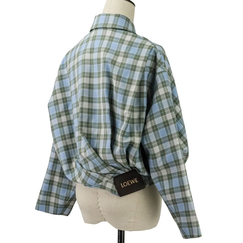 Loewe Drape Jacket 32 Blue Green
