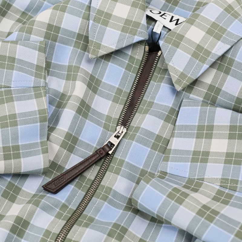 Loewe Drape Jacket 32 Blue Green