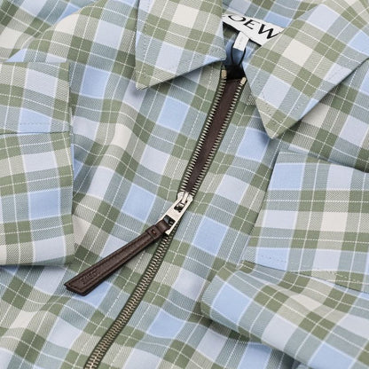 Loewe Drape Jacket 32 Blue Green