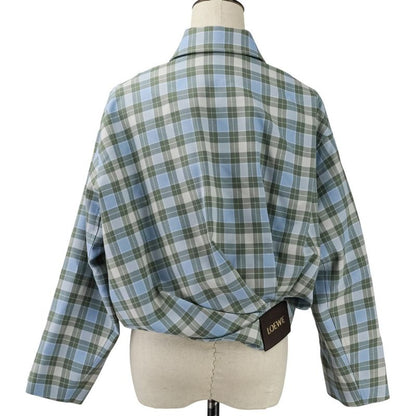Loewe Drape Jacket 32 Blue Green