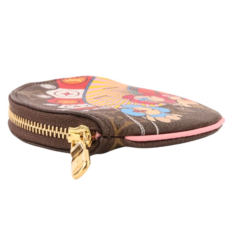 Louis Vuitton Monogram Porte Monnaie Long Vivienne Coin Case Brown Louis Vuitton