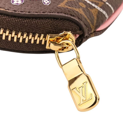 Louis Vuitton Monogram Porte Monnaie Long Vivienne Coin Case Brown Louis Vuitton