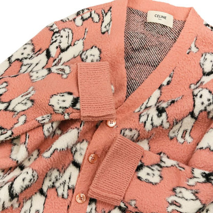 Celine Amy Dorian Collaboration Dalmatian Cardigan S Pink