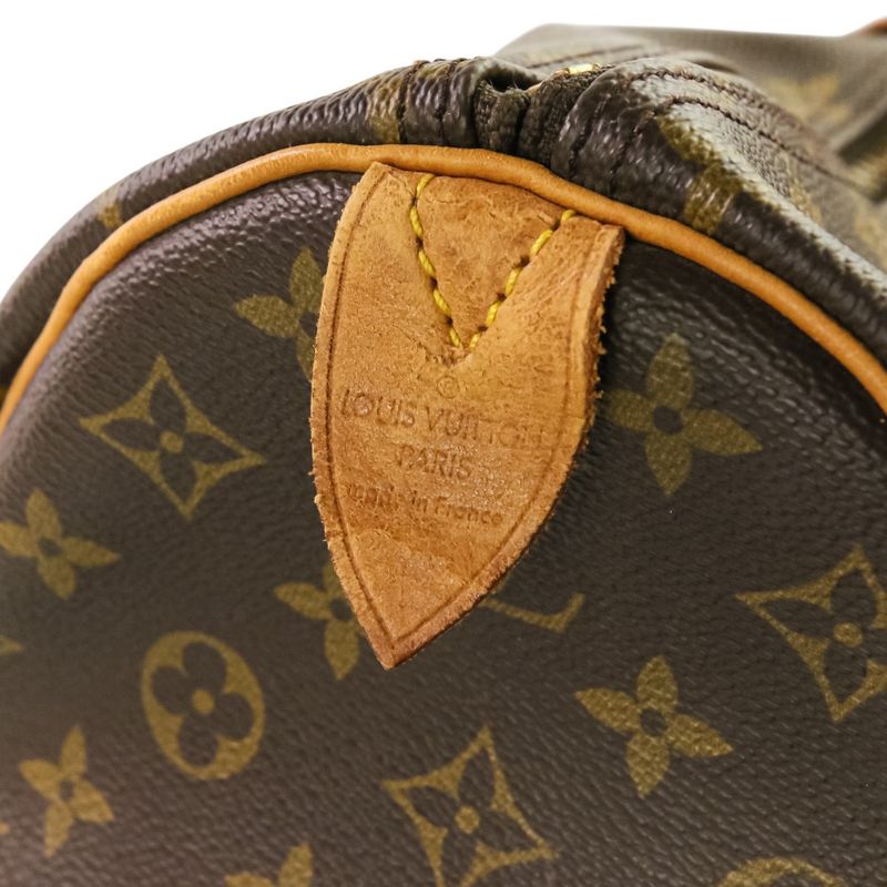 Louis Vuitton Monogram Keepall 60 Boston Bag Brown
