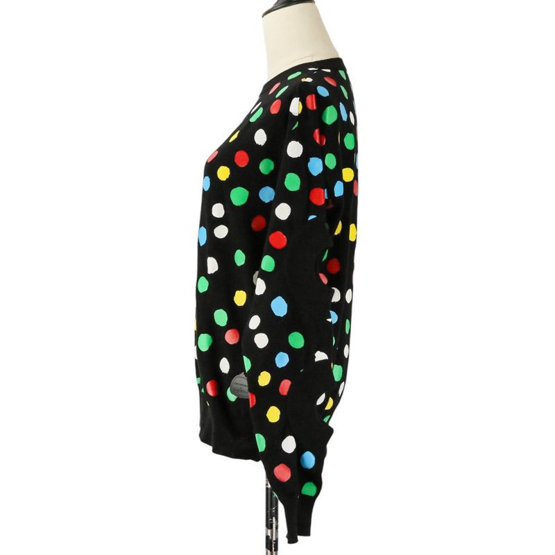 Louis Vuitton Yayoi Kusama LV YK Dot Polka Dot Cashmere Knit Sweater Black Multicolor