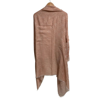 Louis Vuitton Shawl Monogram Pink Beige