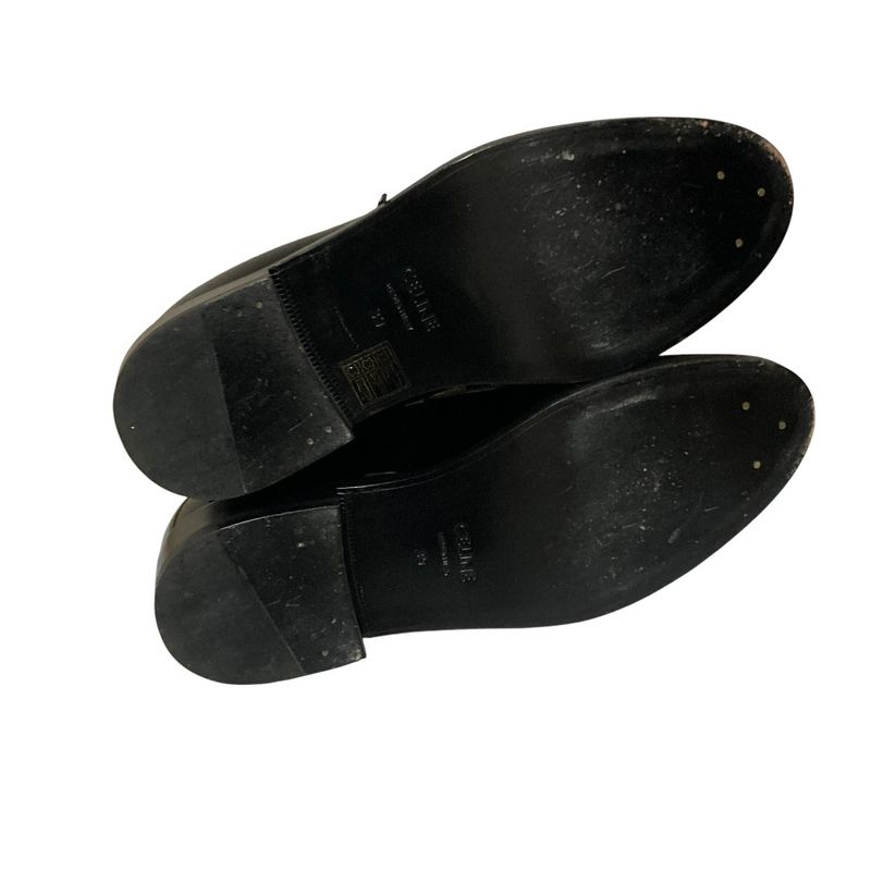 Celine Patent Leather Enamel Lace Up Shoes 39