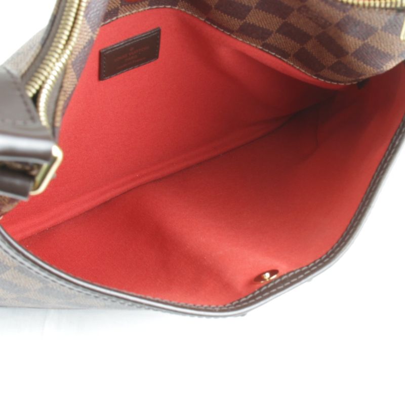 Louis Vuitton Blue Msbury PM Shoulder Bag Damier Canvas Brown