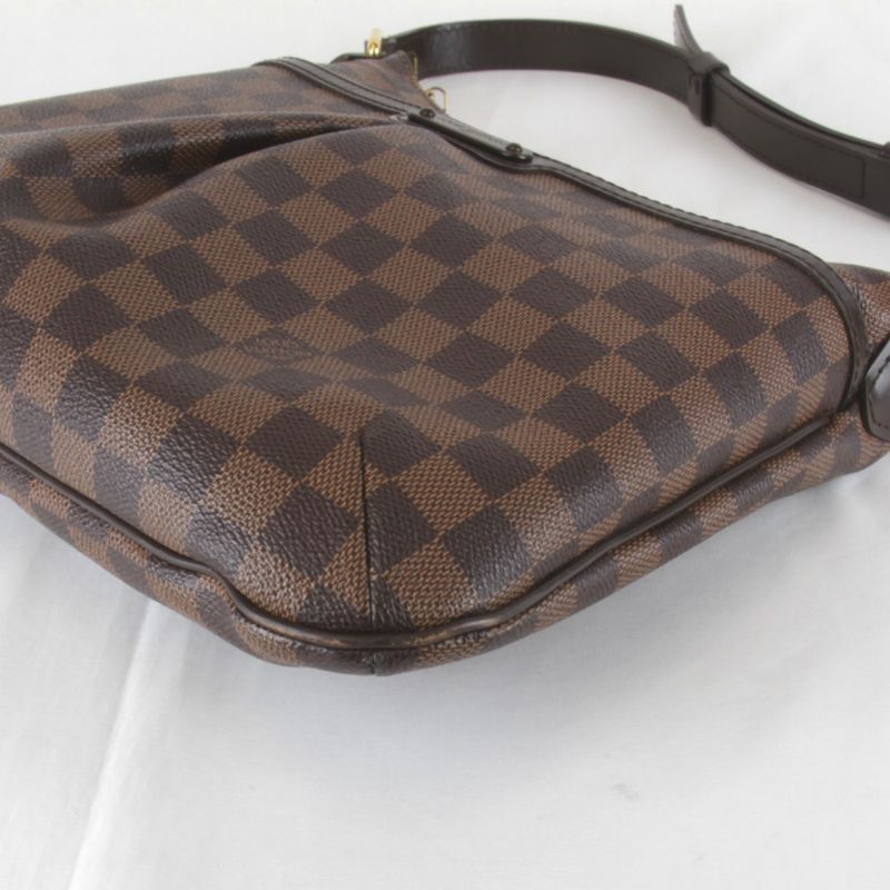 Louis Vuitton Blue Msbury PM Shoulder Bag Damier Canvas Brown