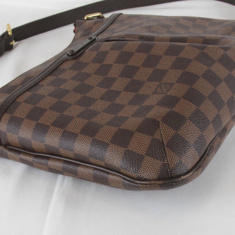 Louis Vuitton Blue Msbury PM Shoulder Bag Damier Canvas Brown