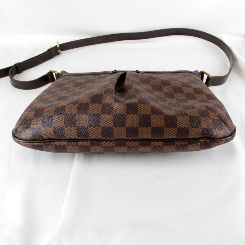 Louis Vuitton Blue Msbury PM Shoulder Bag Damier Canvas Brown