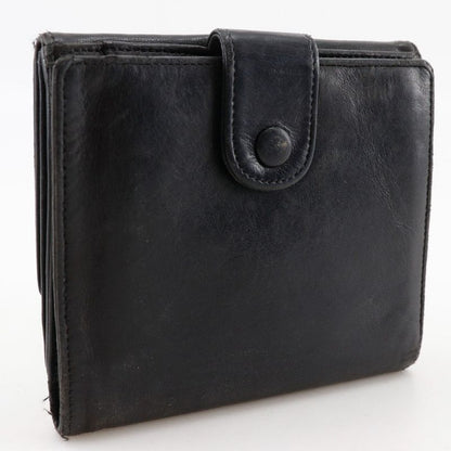 Chanel CC Logo Lambskin Black Bifold Wallet