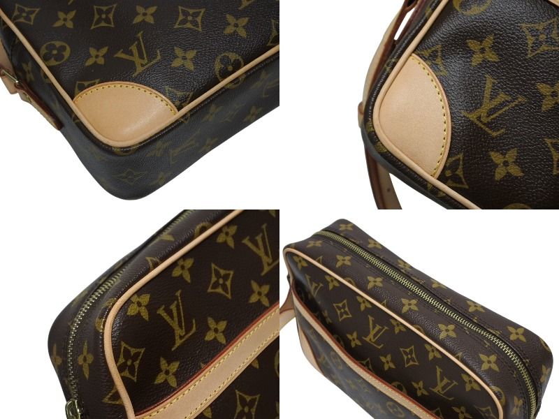 Louis Vuitton Monogram Trocadero 27 Shoulder Bag Vachetta Leather Brown Gold 4 — view 6