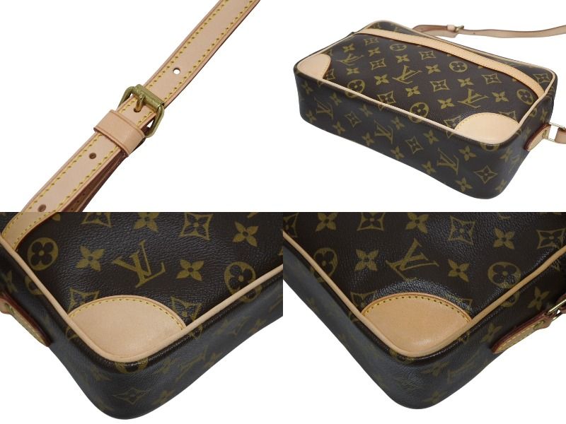 Louis Vuitton Monogram Trocadero 27 Shoulder Bag Vachetta Leather Brown Gold 4 — view 5