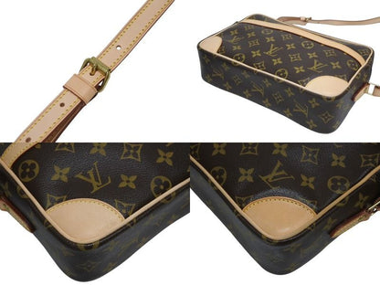 Louis Vuitton Monogram Trocadero 27 Shoulder Bag Vachetta Leather Brown Gold 4 — view 5